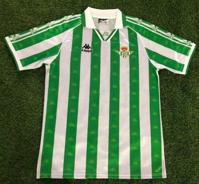 1995-97 Real Betis Retro Home Kit Soccer Jersey